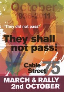 Cable Street poster