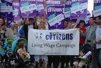 Living wage demo