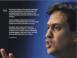 Co-op party Miliband image